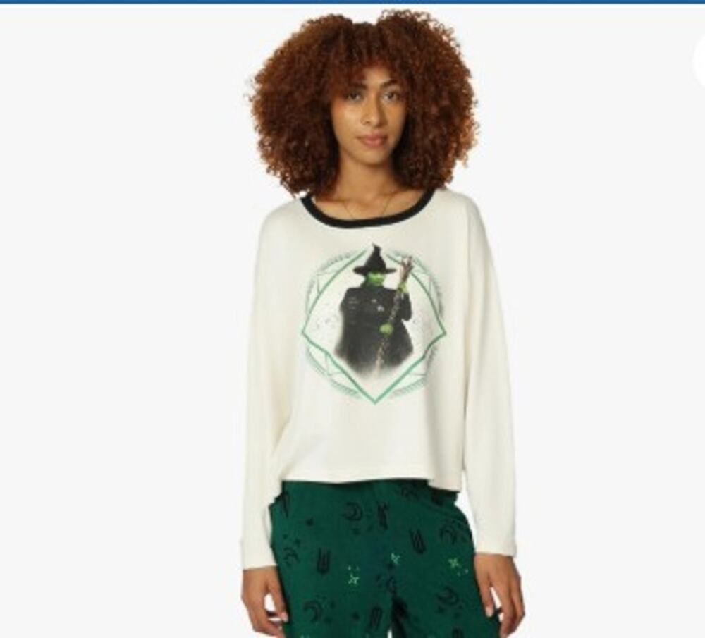 Wicked LS Shirt / PJ Top "Elphaba" - Size Medium